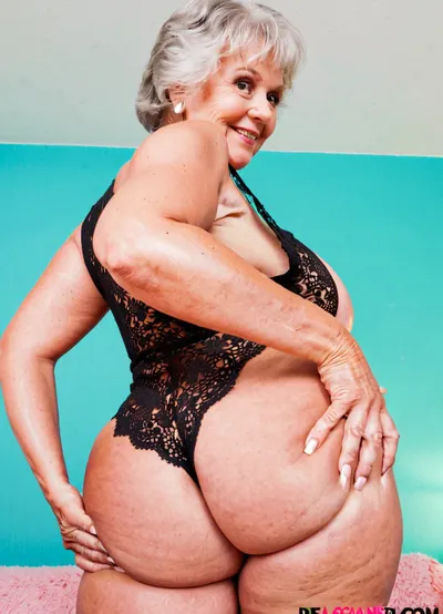 Very busty old grandmother with oversized giant breasts, perfect body, lace leotard, real grandmother style, big and firm round booty High quality photo, high detailed photo, 80's style