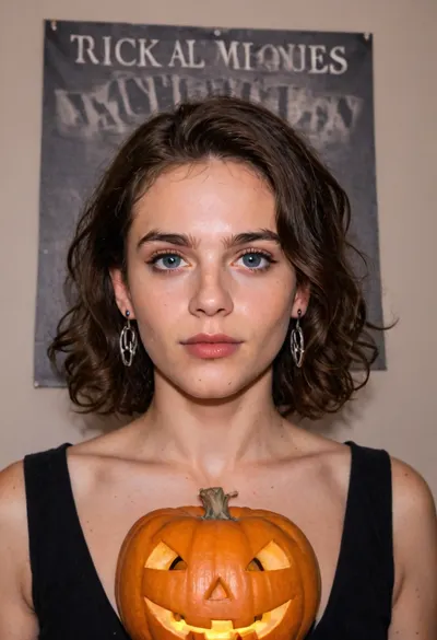 halloween poster spooky jack o' lantern costume trick or treat witch haunted house scary ghost