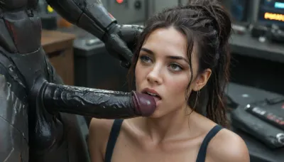 Cyberpunk 2077, (cyborg fucks girl:1.5), ((Adam Smasher)), (Adam Smasher cyborg fucks Panam Palmer), (mechanical dick:1.5), Panam has, (shock on her face), (eyes rolled back hard), sex from behind, AdamSmasher1024, <lora:AdamSmasher1024:1.1>, cyberpunk, style, <lora:sdxl_cyberpunk:.8>