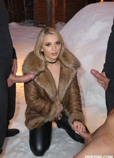 A highly detailed, photorealistic scene outside a dimly lit igloo. A pretty 24 yo women blonde hair name Natalii ukraiian foto galery Natalii model foto https, //www.deviantart.com/natalii24hot is kneeling on the packed snow floor near the center surrounded closely by men, giving handjob with great passion and dedication the large cock of her father's best friend, illuminated by the warm glow of a small, contained bonfire. She wears warm, fur-lined coat and very shiny black wetlook latex leggings. A group of 8 men stand next to her, he has a huge cock, dressed in similarly rugged attire, his face gently lit by the flickering firelight. The texture of the igloo’s ice blocks should be clearly visible, reflecting subtle hints of orange and yellow from the flame. The image should convey a quiet, intimate atmosphere, with soft shadows and realistic proportions.l, 4k, photorealistic, intricately detailed face A highly detailed, photorealistic scene outside a dimly lit igloo. A pretty 24 yo women blonde hair name Natalii ukraiian foto galery Natalii model foto https, //www.deviantart.com/natalii24hot is kneeling on the packed snow floor near the center surrounded closely by men, giving handjob with great passion and dedication the large cock of her father's best friend, illuminated by the warm glow of a small, contained bonfire. She wears warm, fur-lined coat and very shiny black wetlook latex leggings. A group of 8 men stand next to her, he has a huge cock, dressed in similarly rugged attire, his face gently lit by the flickering firelight. The texture of the igloo’s ice blocks should be clearly visible, reflecting subtle hints of orange and yellow from the flame. The image should convey a quiet, intimate atmosphere, with soft shadows and realistic proportions.l, 4k, photorealistic, intricately detailed face