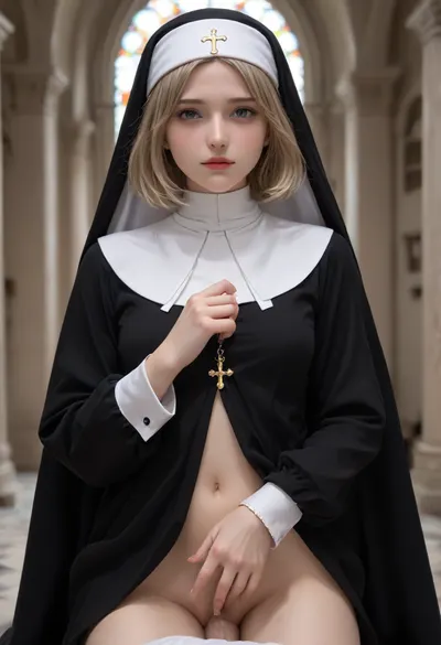 a nun having sex