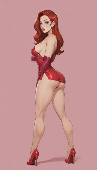 Score_9, score_8_up, score_7_up, Reiq feat Incase and inv artstyle, Jessica rabbit, short dress, ass back, side view, dutch angle, high heels, pink background, dark enviroment, rim light, bright spotlight, ratatatat74, (thick outline), (terasu_mc), lineart, line, art, flat, colors, color, <lora:ratatatat74-000050:.8>, <lora:cartoon_stickers_xl_v1:.8>, <lora:NEOTOKIOXL_0.2_RC:.8>, <lora:lineartSDXL:.8>, <lora:outline_xl_kohaku_delta_spv5x:.8> Score_9, score_8_up, score_7_up, Reiq feat Incase and inv artstyle, Jessica rabbit, short dress, ass back, side view, dutch angle, high heels, pink background, dark enviroment, rim light, bright spotlight, ratatatat74, (thick outline), (terasu_mc), lineart, line, art, flat, colors, color, <lora:ratatatat74-000050:.8>, <lora:cartoon_stickers_xl_v1:.8>, <lora:NEOTOKIOXL_0.2_RC:.8>, <lora:lineartSDXL:.8>, <lora:outline_xl_kohaku_delta_spv5x:.8>