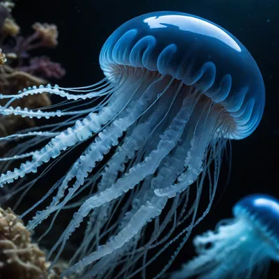 blue jellyfish