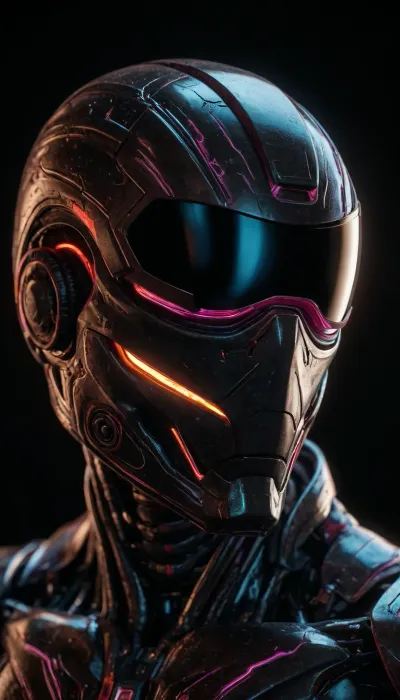 simulacra, black background