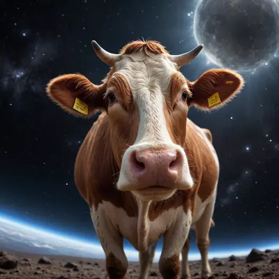 cow in space