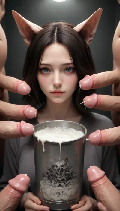 1girl, plump, HorrorBabes, cum, horror, (theme), multiple penises, on a metallic dump container, soft lighting, tack sharp, 4k, dslr, sphynxcatgirl, no, human, ears, double, <lora:HorrorBabes:1>, <lora:sphynxcatgirl_SDXL_1.5:.8>