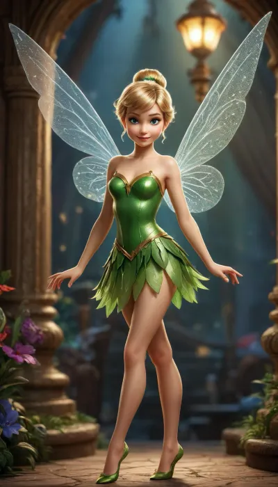 Tinker Bell from peter Pan, full body view, <lora:detailed_notrigger:2>, <lora:add-detail-xl:.8>, <lora:677862_training_data:.8>