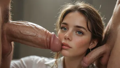 1_girl comparing 2 different penises size difference, 2_penis, only 2 penis, no more than 2 penis, 2 guys, 1 strong man, 1 weak guy. Comparison, compare and contrast, erect vs soft, giant vs tiny, great vs lame, hard vs limp, huge vs small, gigantic vs micro, penis size comparison, penis size humiliation, (shamed cuck, scared cucked, loser cuckold), 2 penises being compared and contrasted of extreme difference in sizes. penis size comparison, cuck, cucked, cuckold, 1 huge penis, 1 small tiny penis. Tiny penis humiliation, humiliating tiny penis, man with tiny penis behind others, man with tiny penis watching from behind. Gawking over giant penis and mocking tiny penis. Delicately kissing gigantic Chad of a cock. Freckles. Kneeling between men. Dynamic lighting, high quality lighting, studio photography, professional photography. score_10_up, score_9_up, score_8_up, score_7_up., <lora:add-detail-xl:2>, <lora:MJ52:2>, <lora:WildcardX-XL-Detail-Enhancer:2>, <lora:Adjust_SDXL_v3.0:2>, <lora:Creat0r_MagicDetailzV2_FIX:2>