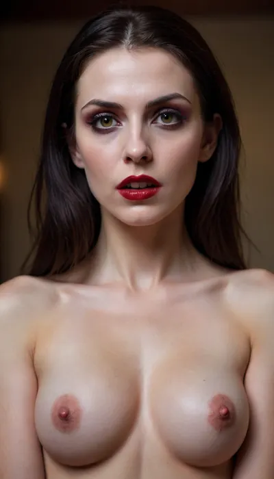 Nude vampire woman