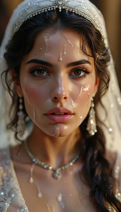 30 year old female bahranian queen, covered in thick white realistic cum, sexy expression, woman, cum, on, face, <lora:MJ52:.1>, <lora:BUT_SDXL_SHS:2>, <lora:add-detail-xl:1.4>, <lora:CinematicStyle_v1:.6>, <lora:JustCum:1.5>