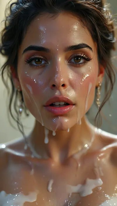 30 year old female bahranian queen, covered in thick white realistic cum, sexy expression, woman, cum, on, face, <lora:MJ52:.3>, <lora:BUT_SDXL_SHS:1.3>, <lora:add-detail-xl:.7>, <lora:CinematicStyle_v1:2>, <lora:JustCum:1.5>