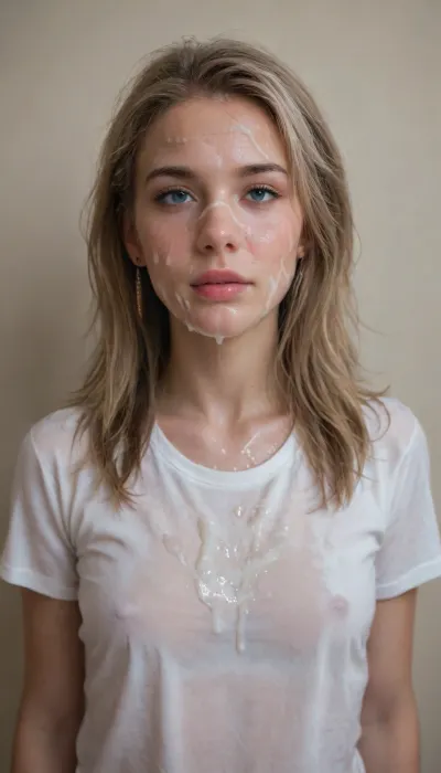 realistic cum, Prominent cum, (Thick white cum:1.5), (cum on clothes:1.4), cum on, (Cum flows:1.5), (cum on body:1.4), cum on hair, (cum on face:1.5), bukkake, ((Clothes and body covered with semen)), woman, cum, on, face, <lora:JustCum:1.2>, <lora:678016_training_data:1.8>, <lora:cum_in_eye_deepmind:1>