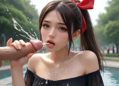 Ultra-realistic portrait, ((macro Closeup bukkake face)), camera very very close to face, of a athletic, slender natural beauty supermodel with pale skin drenched in semen from face to body, long dark brown hair styled in a thick ponytail, black hair tie, brown eyes, and subtle, decent makeup. Her face is softly oval, framed by natural brows and a Apologetic, regretful face expression, thick semen is Apologetic from her lips, she has several shots of Cum semen on her face, The scene is set in a stylish, avant-garde urban workout gym lounge with innovative architecture, 8k., bukkake, artoflips, uoclips, lips, lipstick, art, of, (((looking, viewer))), (((splash, pad))), ((spray, water)), ((wet, body)), off, shoulder, see, through, dress, miniskirt, wind, park, trees, fluttering, hair, ribbon, drooling, sweat, shy, blush, open, mouth, moist, skin, underboob, CUM, DONATION, ASSISTANCE, FELLATIO, TITS, SEX, HANDJOB, FOOTJOB, AFTER, VAGINAL, <lora:Art_Of_Lips_PONY_XL_By_UOC:1.7>, <lora:girllikesplashpad_sdxl:.8>, <lora:CUM DONATION ASSISTANCE:1.3>, <lora:White_Slime_Remastered_-_Anime:.8>