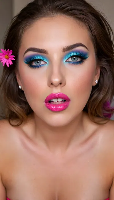 high image quality precise detail
I'm a girl and I have a popsicle, you stupid bitch, she's naked with no clothes
I'm a completely naked
popsicle sucking lips and labia, I'm in an original pose for love My legs are spread apart I'm wearing stockings with a daisy flower pattern and pink high-heeled
shoes, and my pussy is sucking popsicles like lips.
Makeup with bright eye shadow long eyelashes tattoo on cheek, piercing of blue nipples
I am 111 years old, I am a chick, makeup, eyeliner, eyelashes, <lora:Modern_MakeUp_XL_v0_1:.8>