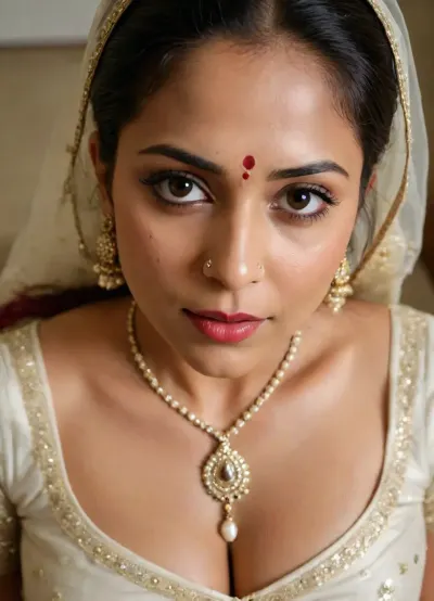 thick White cum on indian gorgeous milf face, pov close up, big boobs cleavage, top view, r3tro_cumshotz, facial, dripping, thick, white, big bindi, traditional bride roja, cumshots, white blouse, cleavage show, tight blouse, indian, <lora:indian_woman-000002:.8>