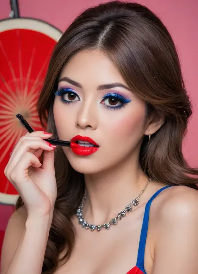 The image it stands with its legs apart so that the pussy can be seen in orgasm shows a yo girl, (girl Japanese:2), She is wearing a sleeveless grey dress with decorative nipple cutouts., (big tits:1.3), (bright lighting:1.2), beautiful detailed eyes, extremely detailed face, perfect lighting, best quality, steel pipe indide pussy, solo, ((anus)), She has long, wavy brown hair and is smiling while applying red lipstick. She holds a red lipstick in one hand and a compact mirror in the other, which is partially open. Red sunglasses rest on top of her head, and she has pinky-red nail polish, matching her lipstick. The background is plain and light-colored, emphasizing her as the focal point., ((makeup:1.5), long blue eyelashes with eyeliner:1.2), (big lips:1.3), (purple pussy:1.1)