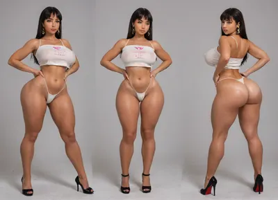 Hyper realistic, front view, 20+, Hourglass, fit, voluptous, hyper bbl, cosplay, chel from road to el dorado, spreading ass wide open, stretching ass cheeks apart, huge heart-shpe ass, (Large Ass:1.3), hyper rounded bubble butt, hyper bulging ass, hyper deep ass crack, huge heart-shpe buttocks, bulging butt, extremely tight butt, bubble butt, extremely juicy bubble butt, round ass, back arched, cocked hip, feet spread wide apart, facing viewer, waist shot, low camera angle, large Breast, large natural teardrop breasts, 38 double g breast size, pink areolas, (hyper erect nipples:1.3), (puffy nipples:1.3), prounounced nipples, straight hair, Form Fitting Clothes, micro thong, Thick tone Thighs, wasp waist, lean, tan skin, medium tan, (tan lines:1.3), hinata face, round face, large round eyes, dark brown eyes, dark brown hair, arrogant expression, jewelry, exposing breasts, seductive, inviting, enticing viewer, dynamic sexy pose, hdr, highly detailed, huge wide hips, thick tone thighs, thigh gap, perfect body, thighs bigger than waist, wide hips, tone long legs, heels, (5 inch heels:1.3), hyper sultry, hyper suggestive, ass, hips, narrow, waist, longnips, large, breasts, big, boobs, huge, tits, <lora:BodyLicious:1.3>, <lora:longnipsxl:1.5>, <lora:bombshell_v2:1>