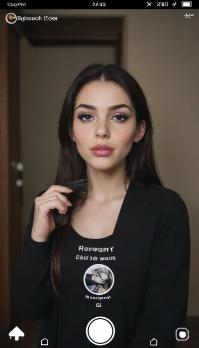 (score_9, score_8_up, score_7_up), (selfie, sexy selfie, low angle view:1.2), (goth girl, goth esthetic, pale skin, silky ink black hair:1.2), (goth makeup, flawless makeup), (natural breasts, soft breasts), (dark bedroom, large bed, dim lighting, goth inspired decorations), (focus on lips, full lips, perfect eyes), (haughty smirk, expectant gaze), (overexposed), (camera app, viewfinder, phone apps, screenshot), ponychar3-RBSYPV3, <lora:ponychar3-0-RBSYPV3:.8>