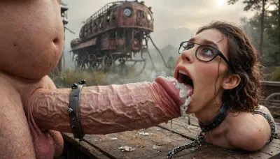 ((gangbang_rape, doubleanal_rape, arms_behind_head, nsfw:1.24)), ((hogtied, bound with large chains, tied to a torture van:1.18)), (Torture, defiling, sadism:1.52), Rating_explicit, score_9, score_8_up, score_7_up, (source_gangbangrape:1.12), random sex scene, rapefantasy, (score_9, score_8_up, score_7_up, source_rape:1.12), ((Ground of forest)), ((Insanely hot skinny 22 year old college student, curly brown hair, glasses with black rim)), ((lying on stomach)), ((hands tied behind back)), ((exposed small perky tits and ass)), ((painful expression)), sucking cock, ((topless)), shocked expression, ((pulled down pants showing ass and pussy)), small ass, perfect pussy, puffy labia, ((view from below)), (visible clitoris and inner labia), (((cum dripps out))), (ruined pussy), magazine cover, Realism_Quality_2xx_By_Stable_Yogi, (((very pretty face:1.3))), (((extremely ultra detailed face:1.3))), perfect fingers and hands, upper body view, (extreme size difference:1.4), (ultra realistic), (maximum quality), (high resolution), (extreme detail), (ultra realism), UHD, super high quality, highly detailed, high resolution, perfect lighting, natural lighting, (dynamic angle), (random angle), (random pose), (dynamic view), (random view), golden hour, rich details, nature-inspired color palette, (above view:1.45), (side view:1.12), porn photoshoot, detailed skin, on the roof, steam locomotive, steampunk, fog, steam, blushing, DETAILED background, hyperrealistic, 8K, BadX, Stable-Yogis-Makeup-Enhancer-XL, spectacular lighting, (((hyper large cock in mouth:1.3))), oral cream pie, (eyes wide open in horror:1.24), (wide mouth spreader:1.5), (pleading expression:1.18), (terrified:1.12), (crying:1.2), (fear and panic:1.18), UHD 8K, (full body photograph:1.1), (score_9, score_8_up, score_7_up, UHD 8K, masterpiece, best quality, maximum details, natural light, extreme realism, cinematic still), Very realistic, 8k, ultra detailed, super high resolution, extremely detailed, perfect face, perfect eyes, ((hogtied, bound for sex, tied up)), (black eyes), (pale skin:1.3), cock in mouth, (brutal face fuck), Blowjob, (tears in eyes:1.5), (running makeup), ultra hd, photorealistic, hyper gigantic large black cock in mouth, hair grab, brutal face fuck, one hand around her neck, choking her hard, strangling her, gasping for air, hard nipples, (five Black skin hyper large muscular men), (5 very large and hyper thick black cocks), Uber realistic, arched back, detailxl, 35mm photograph, film, professional, 4k, 1girl, 5 boys, hdr, photographic, ultra realistic, ultra high details, back light, anal sex, with large muscular black men, gargantuan black cocks, anal sex expansion, ravenous hyper sex, large hyper muscular black men, (huge dick), (creamy deep deepthroat:1.12), (extreme oral sex:1.4), (huge massive white dick:1.4), (cum), (hands holding hair), <lora:Dark_Elf_Warrior:2>, <lora:Drow:2>, <lora:zavy-brbrn-sdxl:2>, <lora:LCMTurboMix_Euler_A_fix:2>