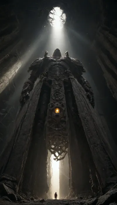 charactor card for TTRPG Guilded frame, Marvel comic Style Cover Art Concept for Elyndra, The Wind Vanguard, (photorealistic), World of warcraft art style Visual Elements, Main Character – smoke an exotic dancer assassin, Central to the cover is Sha.dow, (french goth tattoo model https, //x.com/Shadowxparis), (world of warcraft art), Her long straight hair fell all the way down her back to her butt, hair flowing in the wind. It was as black as a raven's plumage, which only made her crystal blue eyes stand out that much more. Her dark eye shadow and cat's eye eyeliner was dawn out almost like the eye of Ra and her lips were painted dark red. Is mostly nude exposing her perfect breasts and trummed pussy She wore a sheer black color belly dancer lingerie outfit with silver accents that jingled with every step she took. strappy see though bra looked like a gold scorpion carapace just covering her breasts. Her stomach was bare other than silver chain jewelry and a black gem in her belly that pulsated with a sparkling glow lighting up a series of calligraphy runes on her skin. Her loincloth flowed with the slightest move or step she took hanging off her hips. silver chains decorates her arms and thighs as well. Her feet were dressed in sandals with straps, (comic book style), standing on a pile of bones and rubble, apocalyptic background, standing at edge of colossal underground abyss, glowing Hash-Nass hive below shaped like a malignant star, scale emphasizing inevitability and threat STYLE LOCK, (Epic dark fantasy illustration, mythic science-fantasy tone, painterly realism, Luis Royo inspired, dramatic lighting, high contrast, rich textures, flowing fabrics, ancient technology disguised as divine artifacts, cinematic composition, ultra-detailed, sharp focus, no modern elements, no text, no watermark), high contrast black and white, only one character, no horns, braided, Art, by, Boris, Vallejo, <lora:Mecha_Ggorgeous_Armor-000011:1.3>, <lora:Braided_Sides_V1:1.8>, <lora:Fantasy_art_XL_V1:1.4>