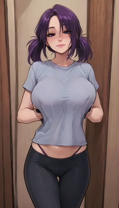 ((Melkor mancin style)), reiq mix markgavatino style, masterpiece, 1girls ai_generated artist_name ass bent_over bike_shorts black_gloves purple_hair long_hair black_pantyhose black_shorts blue_eyes blue_sky breasts closed_mouth cloud crotch_seam day fingerless_gloves gloves hi_res looking_at_viewer long_purple hair panties panties_under_pantyhose pantyhose shirt short_sleeves shorts sky smile solo twintails underwear, water white_shirt, breasts squeezed with arms, bouncing tits, bouncing ass, motion lines, detailed movements, lots of freckles on face and shoulders, beautiful face, feminine blush, hard nipples, huge breasts, naked, black eyeliner, messy hair, very detailed excited face, front_view, in a doorway, at nigh, (huge breasts), (front view), Score_up 9, ratatatat74, <lora:LCMTurboMix_Euler_A_fix:.6>, <lora:ratatatat74-000050:1.1>, <lora:Tsune_XL:1.8>, <lora:mk_Bp Anime_xl:1.6>, <lora:Dogan_Style:1.6>