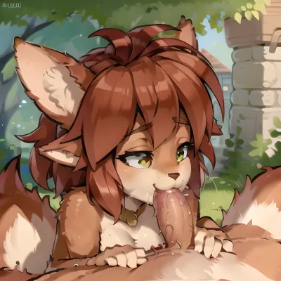 Elora, a woman with an incredible passion for art, created detailed and incredibly fluffy body fur with the help of AI technology. She continued to create artwork with the help of AI technology, always striving for new heights in creativity and beauty