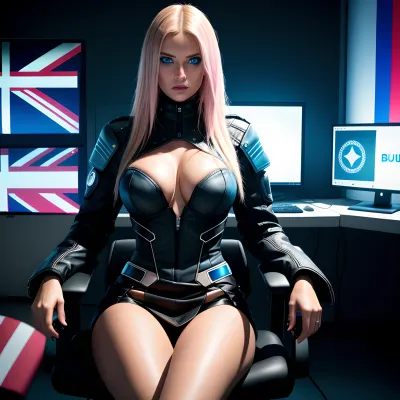 网络朋克emo的超详细面孔,有着高度细致的目光和尖锐的图像,被捕获在8K壁纸的杰作中,具有高定义和最佳照明. 她非常精准地靠在电脑屏幕上