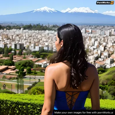 In a far-off land, there lived a beautiful Tucumn woman. She was known for her stunning features and had the ability to generate text with maximum 5 sentences. One day, she decided to create a picture of herself in sexy attire and