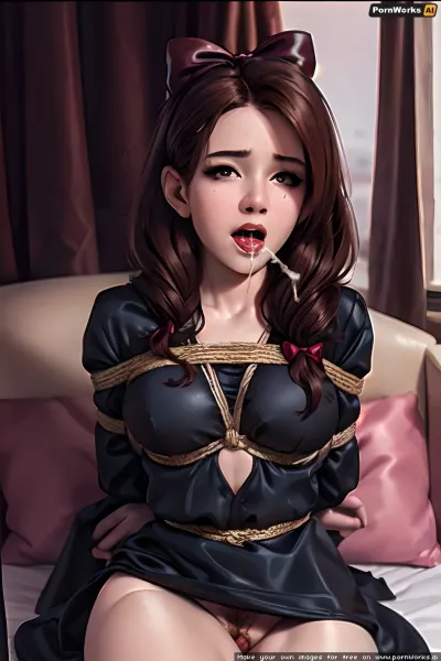 The highly detailed face, perfectly rendered cum, and thin runny cum in the AI generated porn picture are a testament to the power of AI technology in creating realistic images