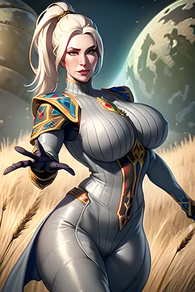 一个皮肤粗糙,穿着紧凑透明体格服的女人站在镜子前,欣赏着她完美的姿势. 她忍不住觉得自己很自觉 她的皮肤和手指都松了 但是她知道 用正确的化妆