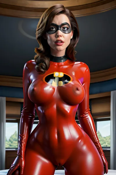 Helen Parr stumbled upon a website featuring AI-generated porn featuring women in latex body suits being fucked in the pussy while their arms and legs were held by two women in latex body suits. She was amazed by the realism of the images and couldn't