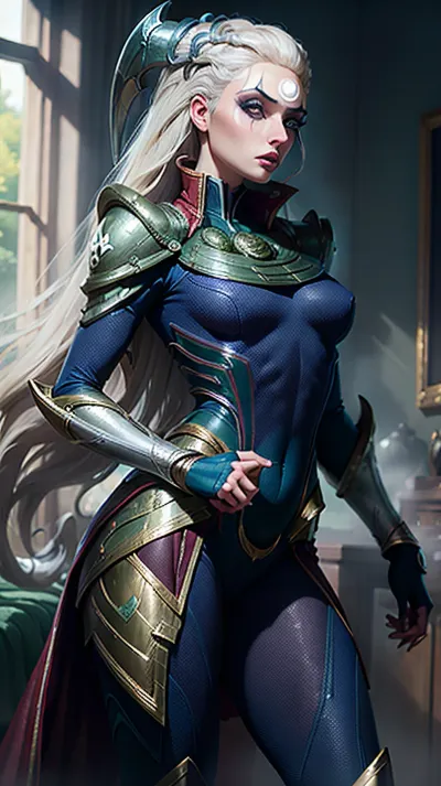 In the world of League of Legends, there was a young girl named Diana who loved to play the game. She spent hours perfecting her skills and perfecting her looks. One day, she stumbled upon a new item called "Bodysuit