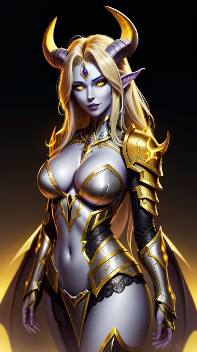 Lyco browsed through the vast collection of pornographic pictures on her computer when she stumbled upon a picture that caught her eye. It was a high-resolution image of an AI with glowing yellow eyes and long hair, wearing simple upper body armor and