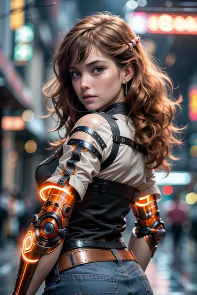 A woman with delicate features and clear lines appeared on the screen, generated using an AI algorithm that used a combination of real-world data and machine learning algorithms to create a realistic portrait