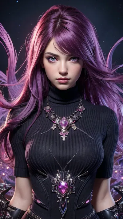 Emily, an artist who loved the unknown, discovered a mysterious planet that had never been seen before. She prepared for battle with her high-tech 3D modeling software and created a powerful lighting storm that illuminated the entire planet. As she approached it,