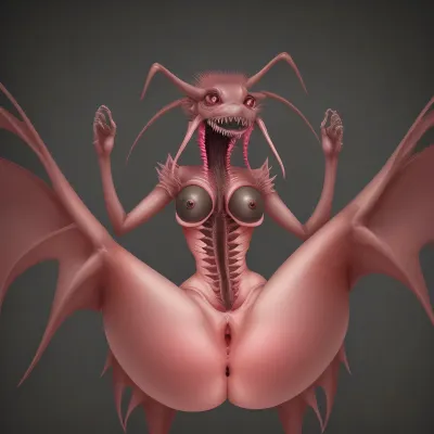 人工智能产生了一幅人类大小的阴道,两条手臂和两条腿,由牙齿完成,可以撕裂肉体. 它被设计成非常危险的武器