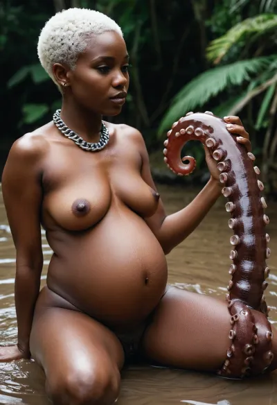 La jeune africaine s'assit dans sa cumbath géante, profitant de la chaleur de l'eau et du plaisir de sa propre touche. Elle était nue, sauf pour un petit tissu blanc qui ne couvrait pas sa modestie. Ses yeux étaient fermés alors qu'elle sortait