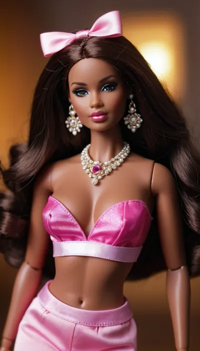 A woman sat in front of her computer, typing away furiously. She was a professional writer, and her latest project was a picture-perfect story about a dark-skinned woman with big tits and an even bigger ass. The woman's
