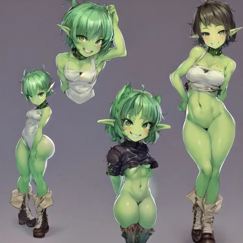La fille goblin s'est assise au bar, sirotant sa boisson et balayant la pièce. Elle ne pouvait pas s'empêcher de remarquer les multiples vues d'elle-même sur les écrans dispersés dans le bar