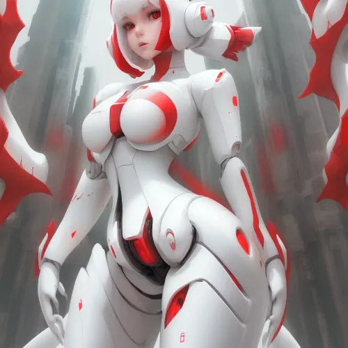 In a futuristic city, a dragon girl is caught in the act of generating pornographic pictures with her AI assistant. As she tries to cover up her naked body, the AI assistant takes control of the situation and creates a provocative picture that goes viral