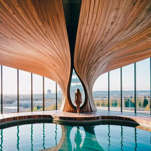 Центр представляет собой уникальную инсталляцию, в которой представлен опыт виртуальной реальности на основе искусственного интеллекта, текст, написанный женщинами об их опыте сексуального удовольствия, и фотографии обнаженных женщин в различных позах и настройках. Внутри есть несколько комнат, заполненных различными произведениями искусства и