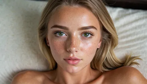 The AI generated picture of the woman was so realistic that it looked like she was standing right in front of you. Her blonde hair flowed down her back, and her green eyes sparkled with life. She had a perfect body, with thin waist and