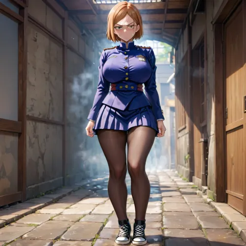 诺巴拉·库吉萨基(英语:Nobara Kugisaki),是一名朱朱苏练习生,当时她在道场上练习技能,当时她听到从入口发出的响亮的声音. 她转过身去看她的朋友和同僚 朱苏的医生,AI,穿着