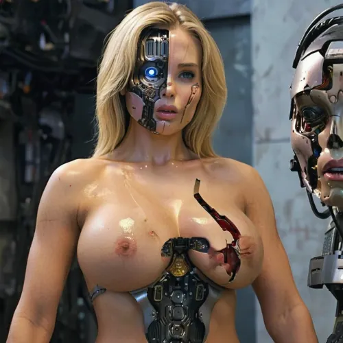 En un futuro lejano, un robot de alta tecnología llamado AI estaba luchando en una batalla contra un ejército enemigo. La batalla fue feroz e intensa, con explosiones y rayos láser volando por todas partes. De repente, el brazo de AI fue dañado durante la pelea, causando que