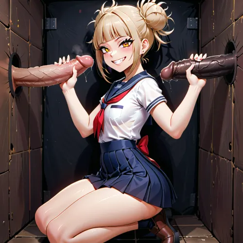 Un fatigoso agujero de gloria: un encuentro detallado del lado sisoso de Himiko toga - una exquisita obra maestra de alta calidad