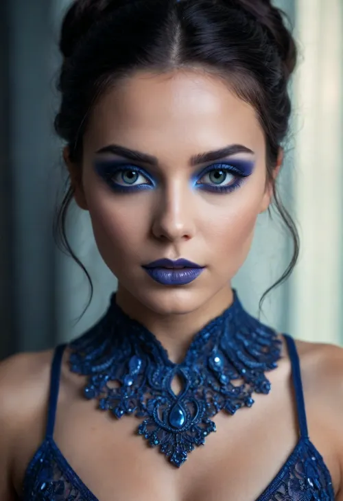 Indigo makeup