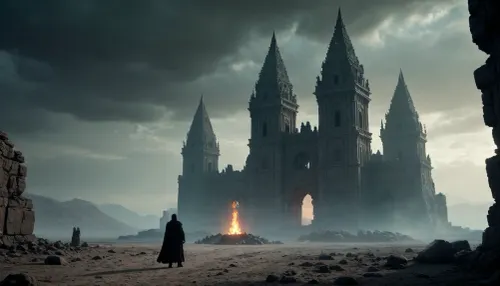 El templo de la magia olvidada: un desierto de destrucción y enigma