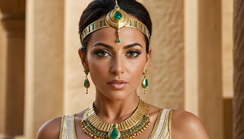 ((Farah from Legend of Queen Opala is a extreme beautiful MILF 42yo, main heroine, main character:1)), ((MILF)), (detailed golden egyptian makeup), (natural emerald eyes), detailed, eyes, perfect, freckles, skin, texture, photorealistic, <lora:add-detail-xl:.8>, <lora:Super_Eye_Detailer_By_Stable_Yogi_SDPD0:.8>