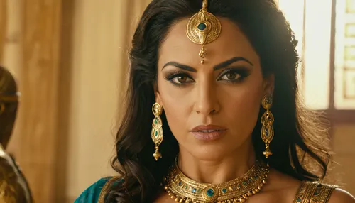 ((Farah from Legend of Queen Opala is a extreme beautiful MILF 42yo, main heroine, main character:1)), ((MILF)), (detailed egyptian makeup), (natural golden eyes), medium view, <lora:add-detail-xl:.8>