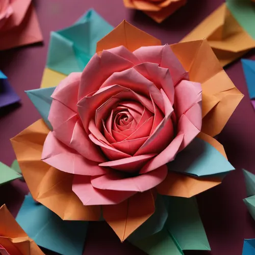 Origami style
{prompt}.
Paper art, pleated paper, folded, origami art, pleats, cut and fold, centered composition.